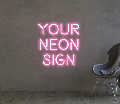 Design Your Own Custom Wedding LED Neon Sign