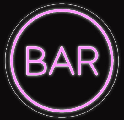 "Bar" LED Neon Wall Sign